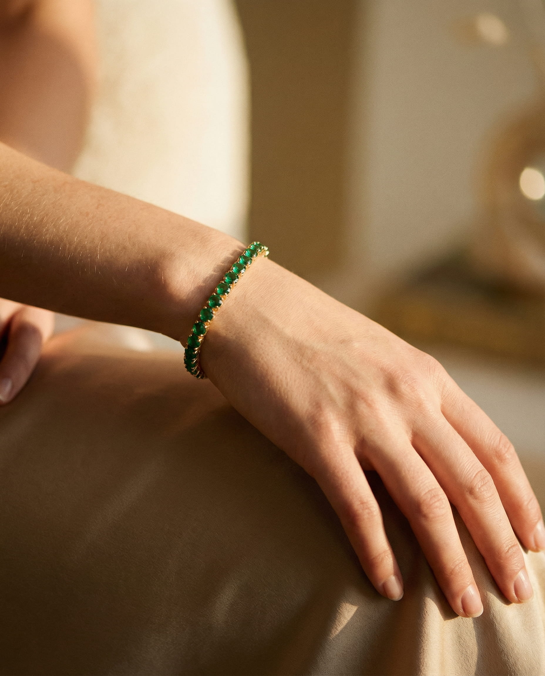 Ella Emerald Bracelet