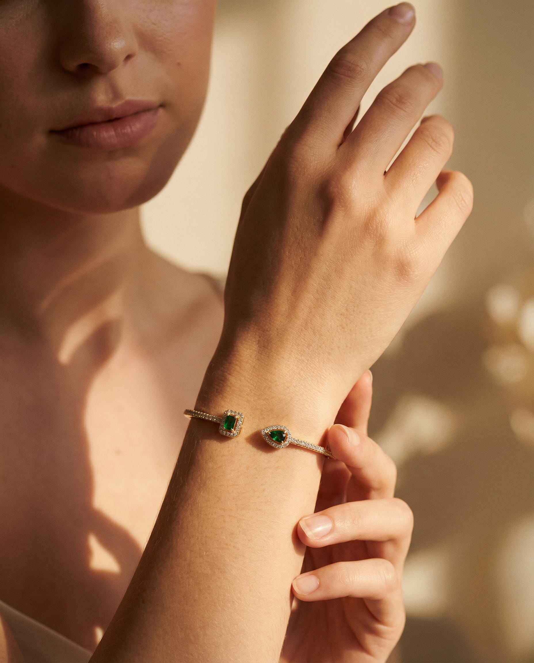 Claudia Emerald Bracelet