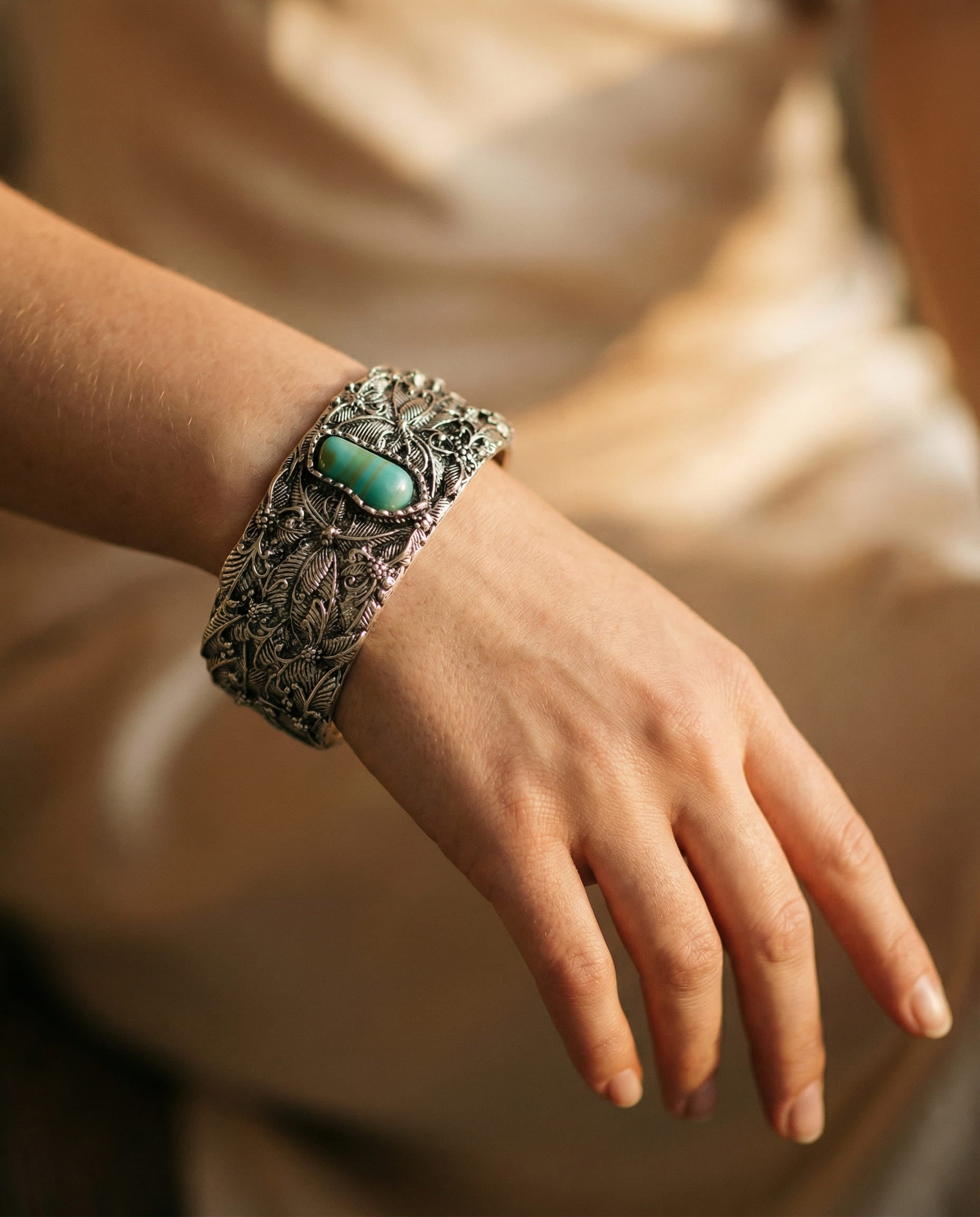 Vintage Turquoise Stone Bracelet