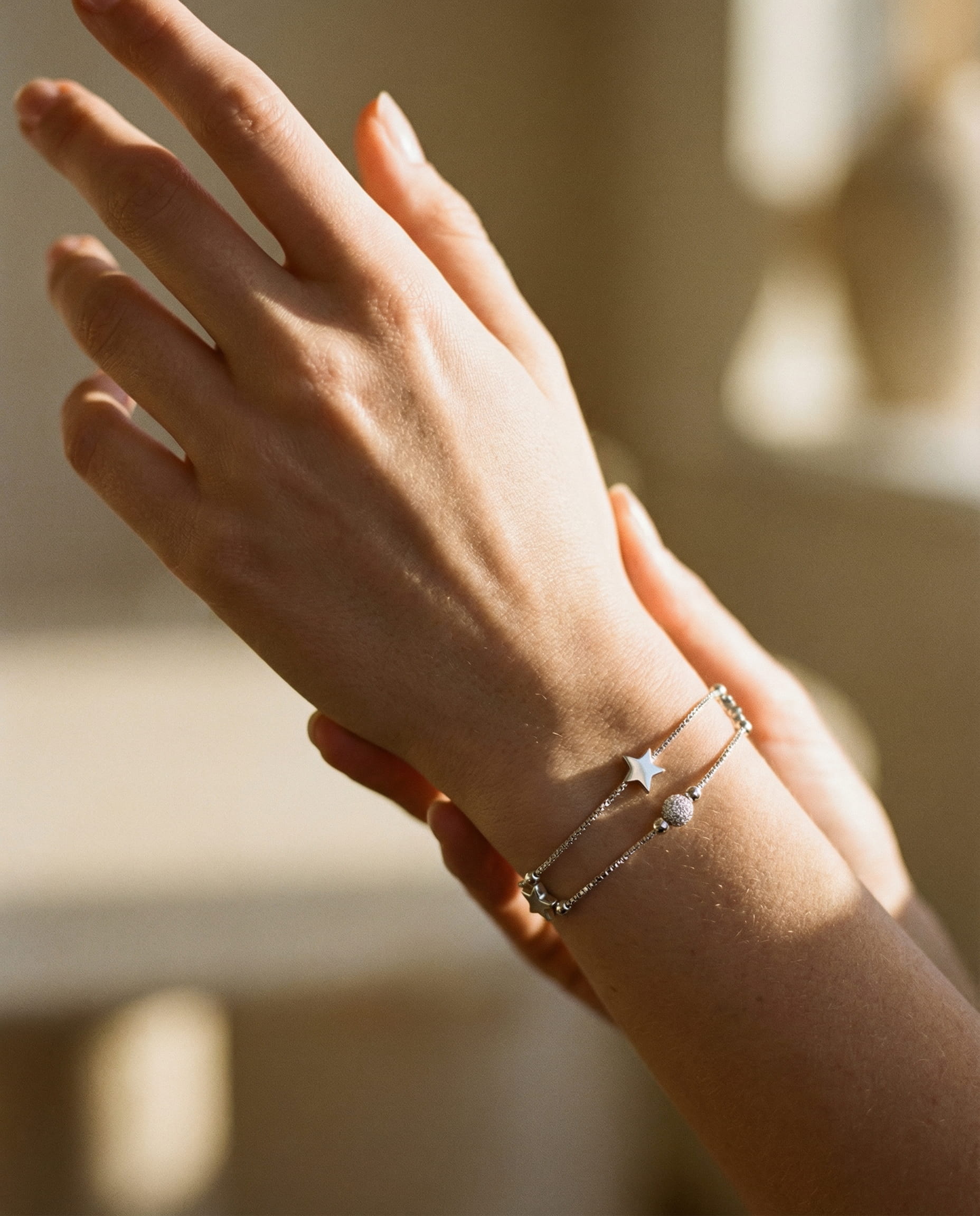 Silver Star Bracelet