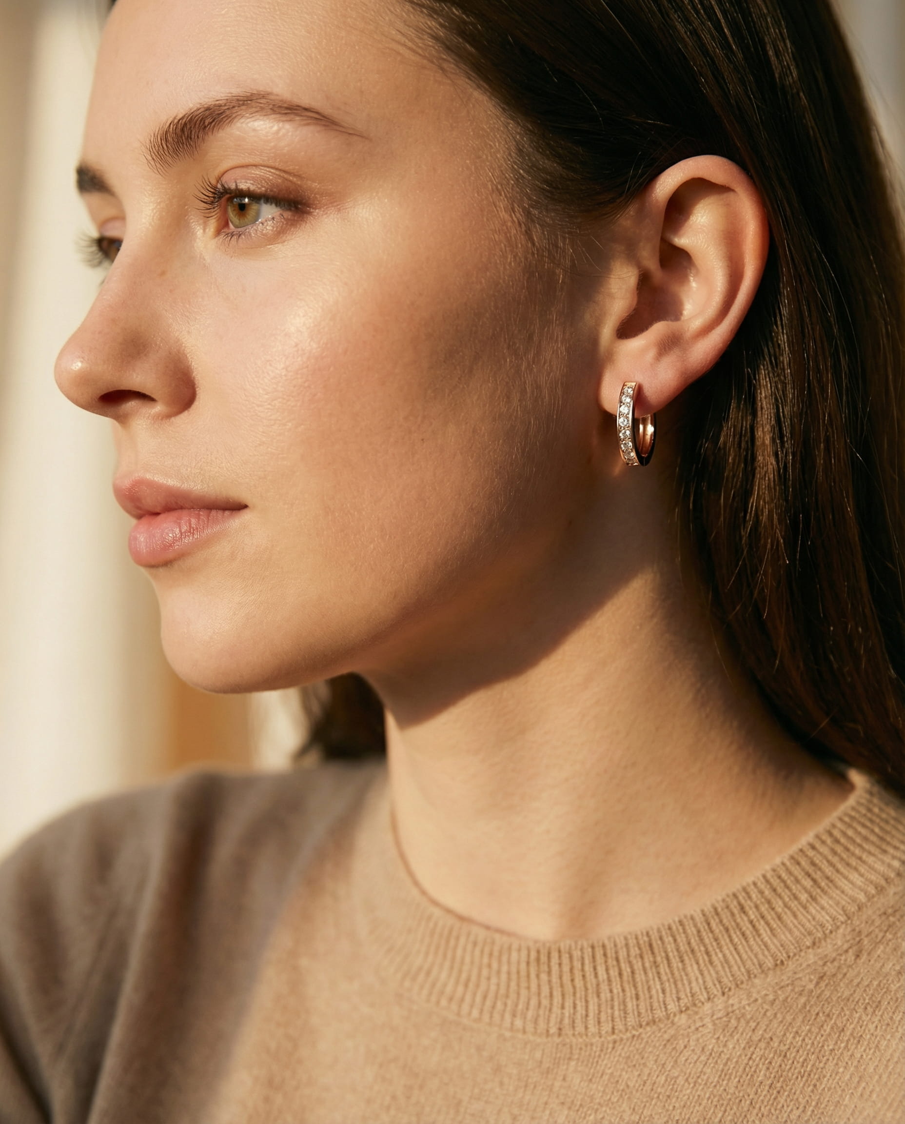 Dara Brillane Stone Earrings Set