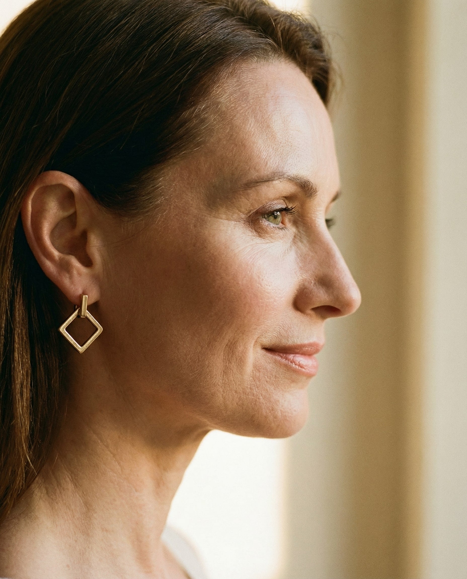 Gold-Plated Multi-Layer Earrings