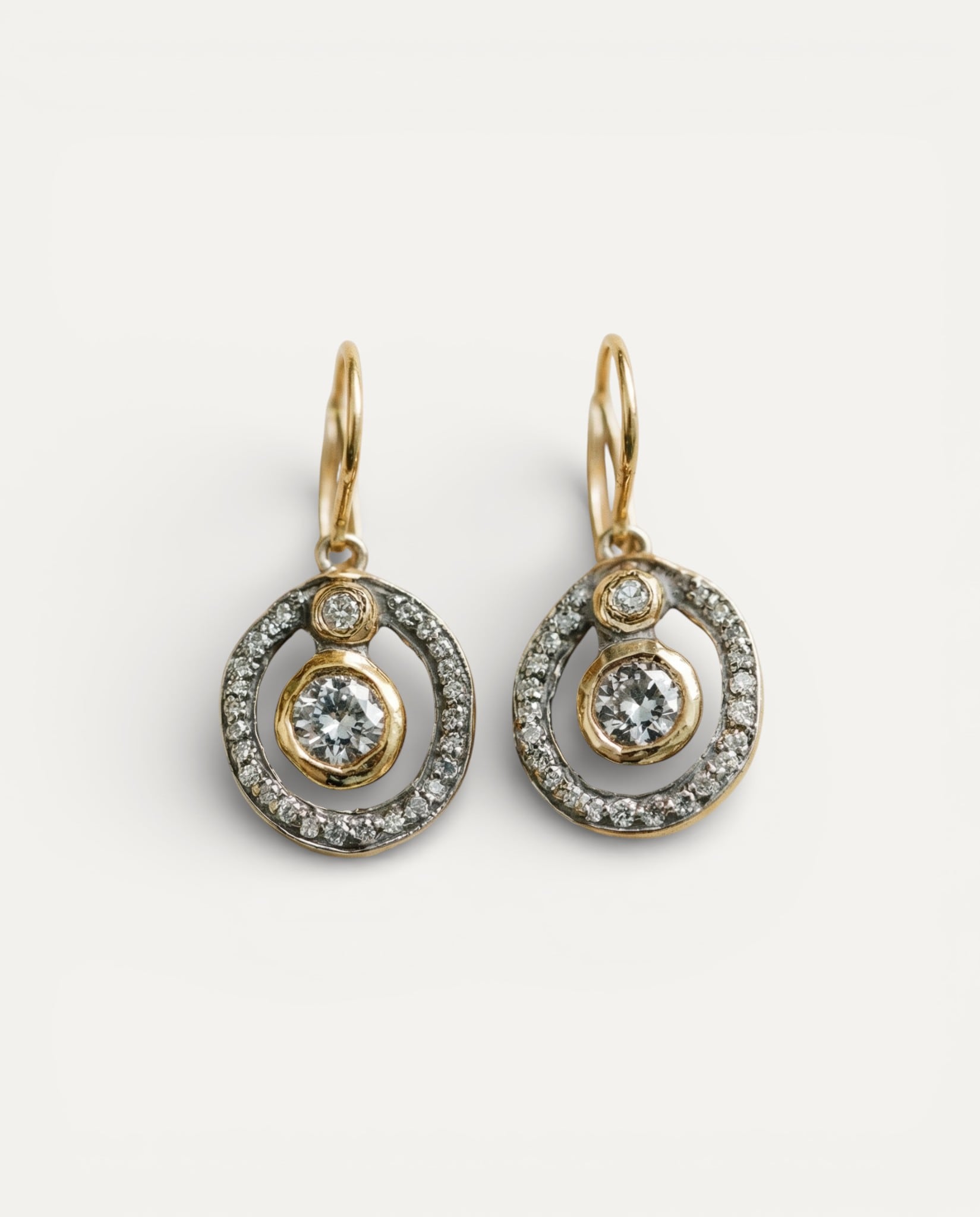 Classic Gold Cubic Zirconia Earrings