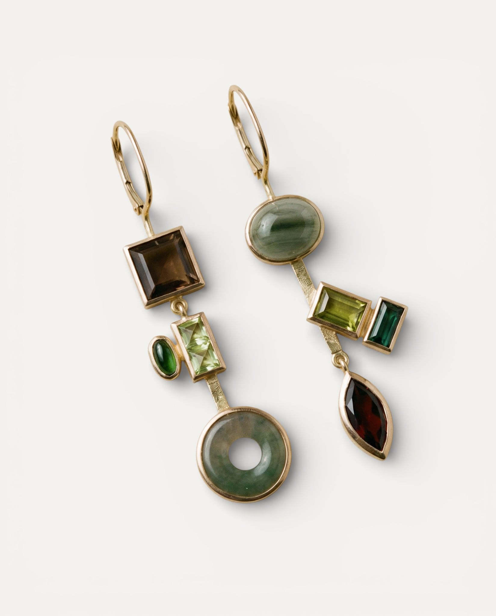 Vintage Crystal Forest Earrings