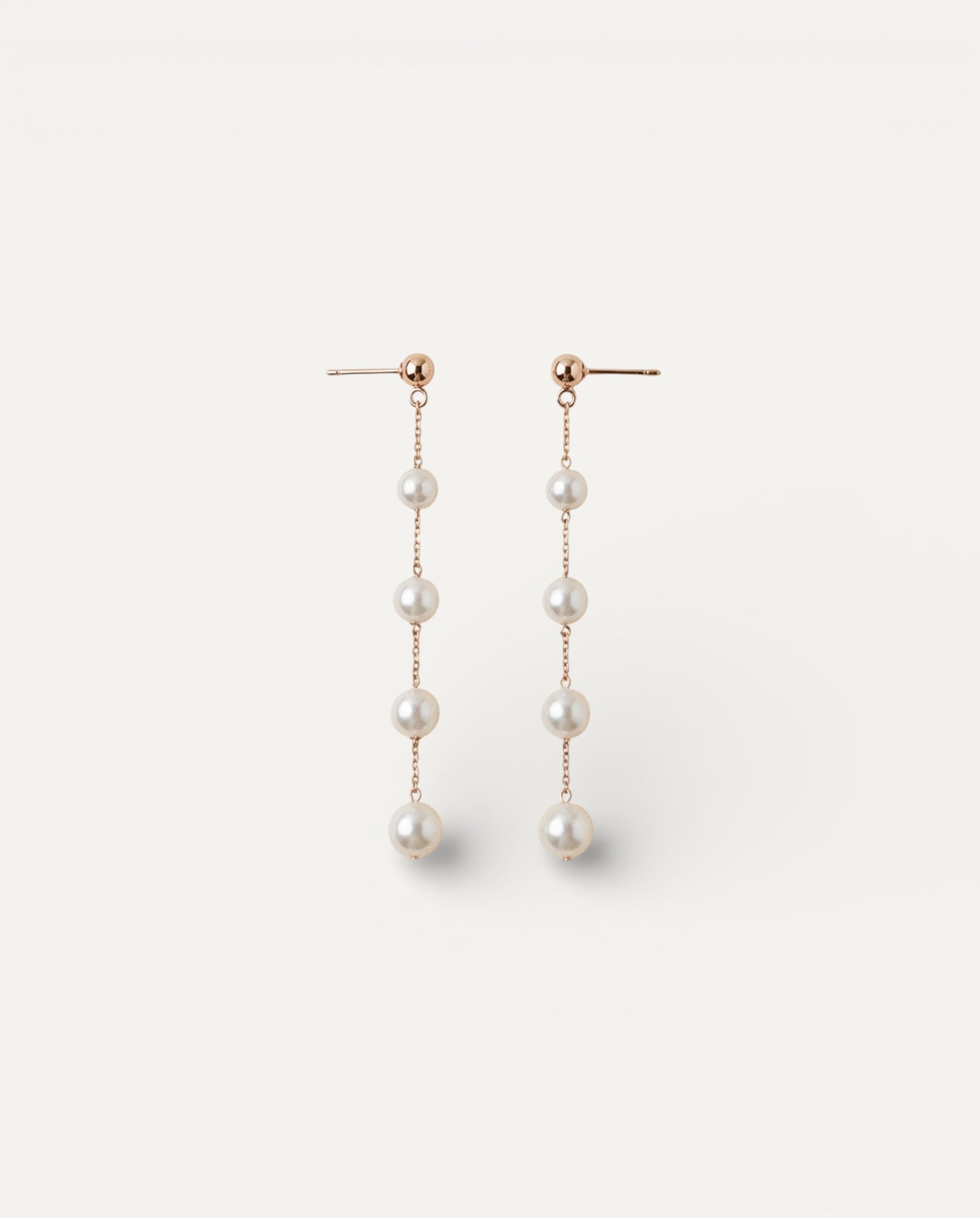 Earrings with Pearl Drops