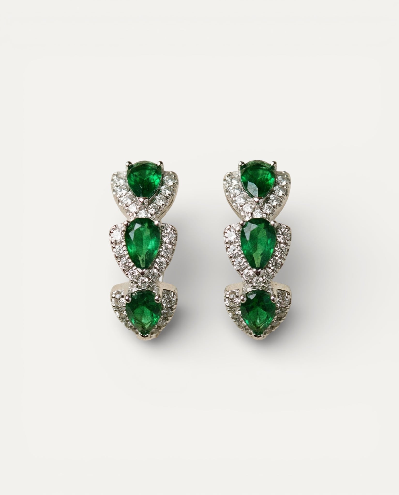 Sparkling Crystal Hoop Earrings