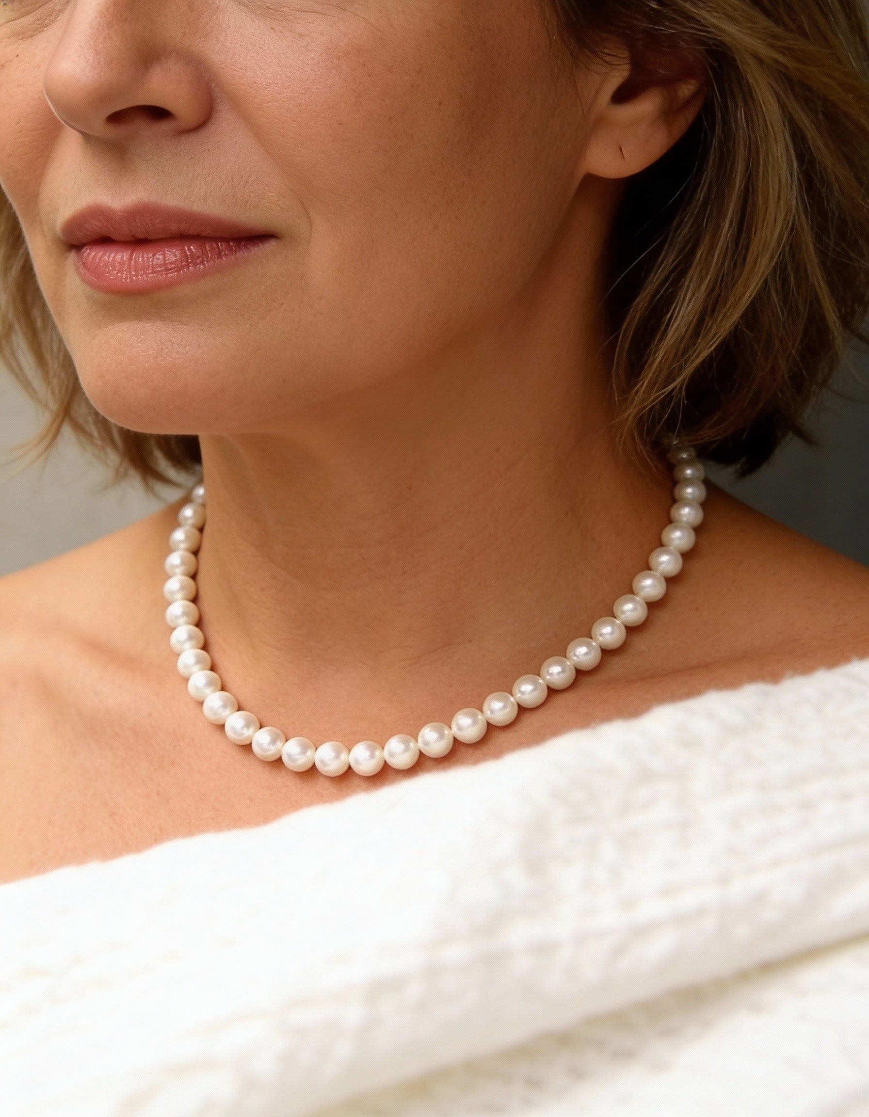 Timeless Vintage Pearl Necklace