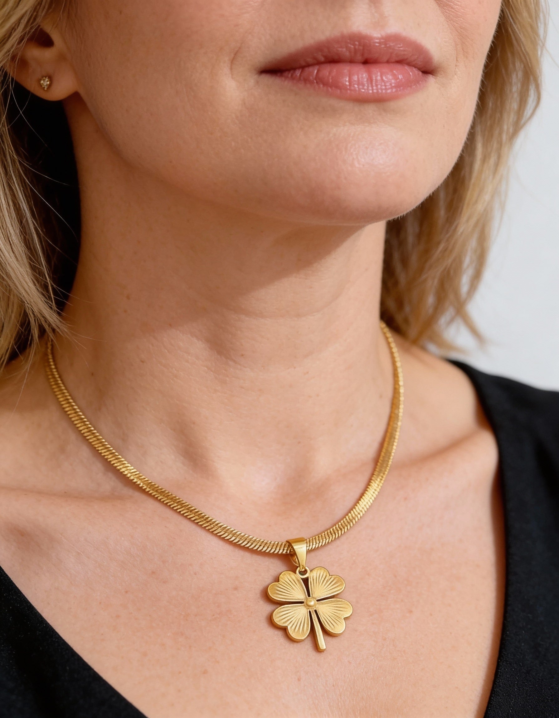 Gold Clover Necklace