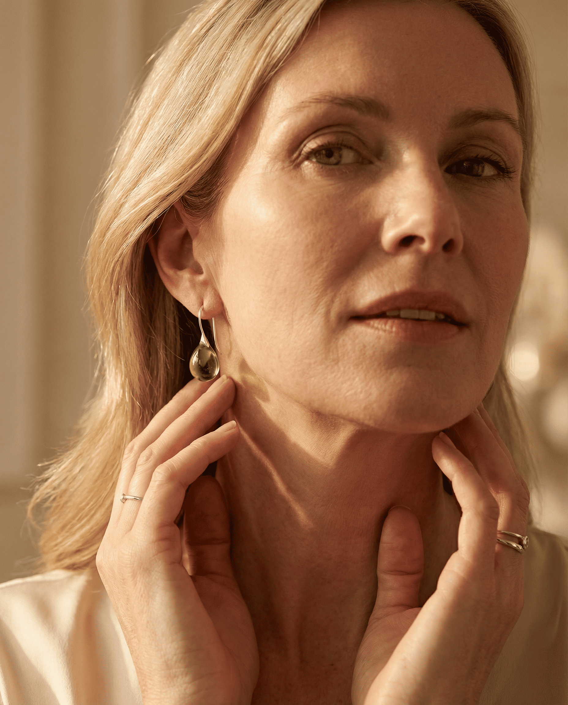 Inlaid Opal Earrings