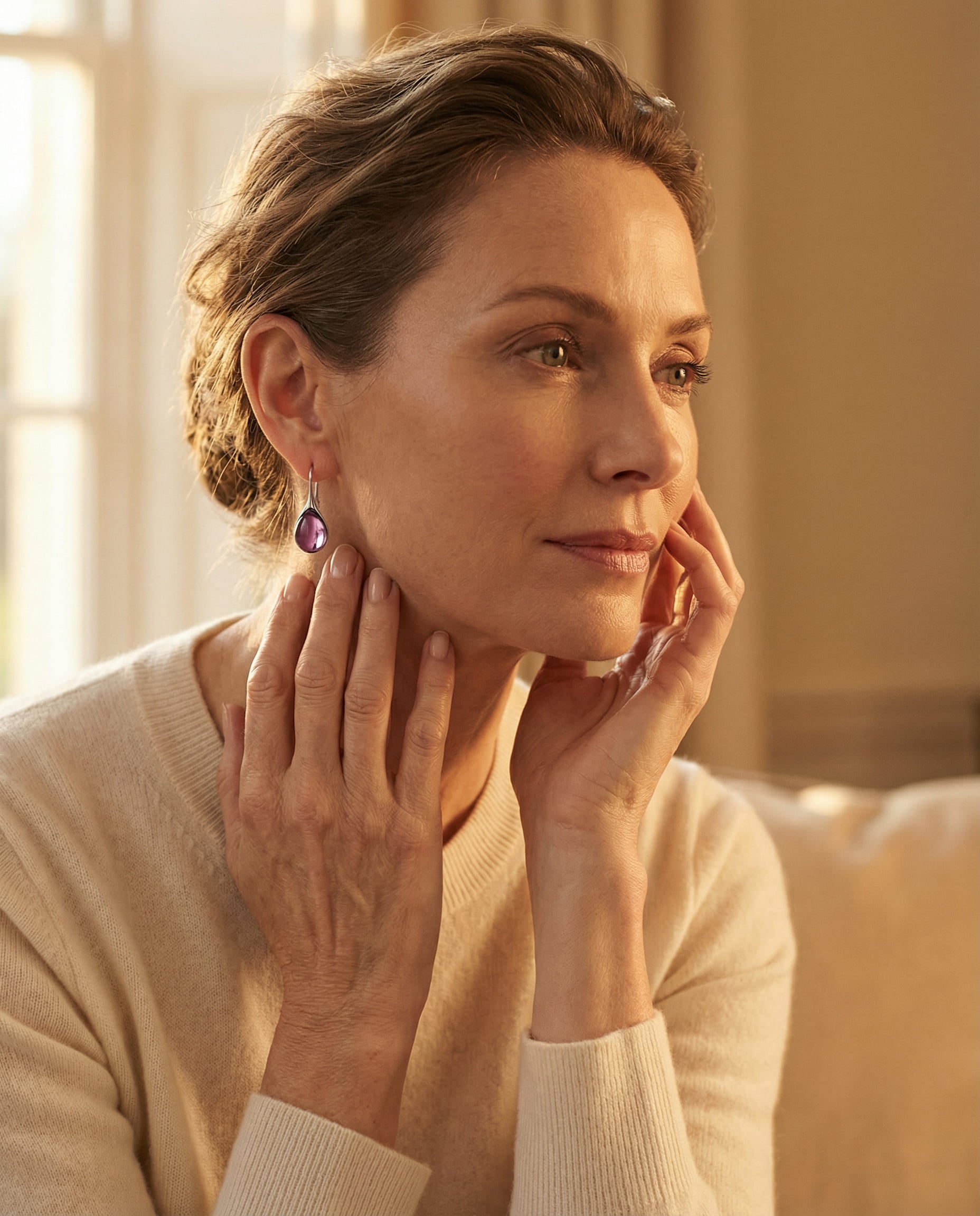 Inlaid Opal Earrings