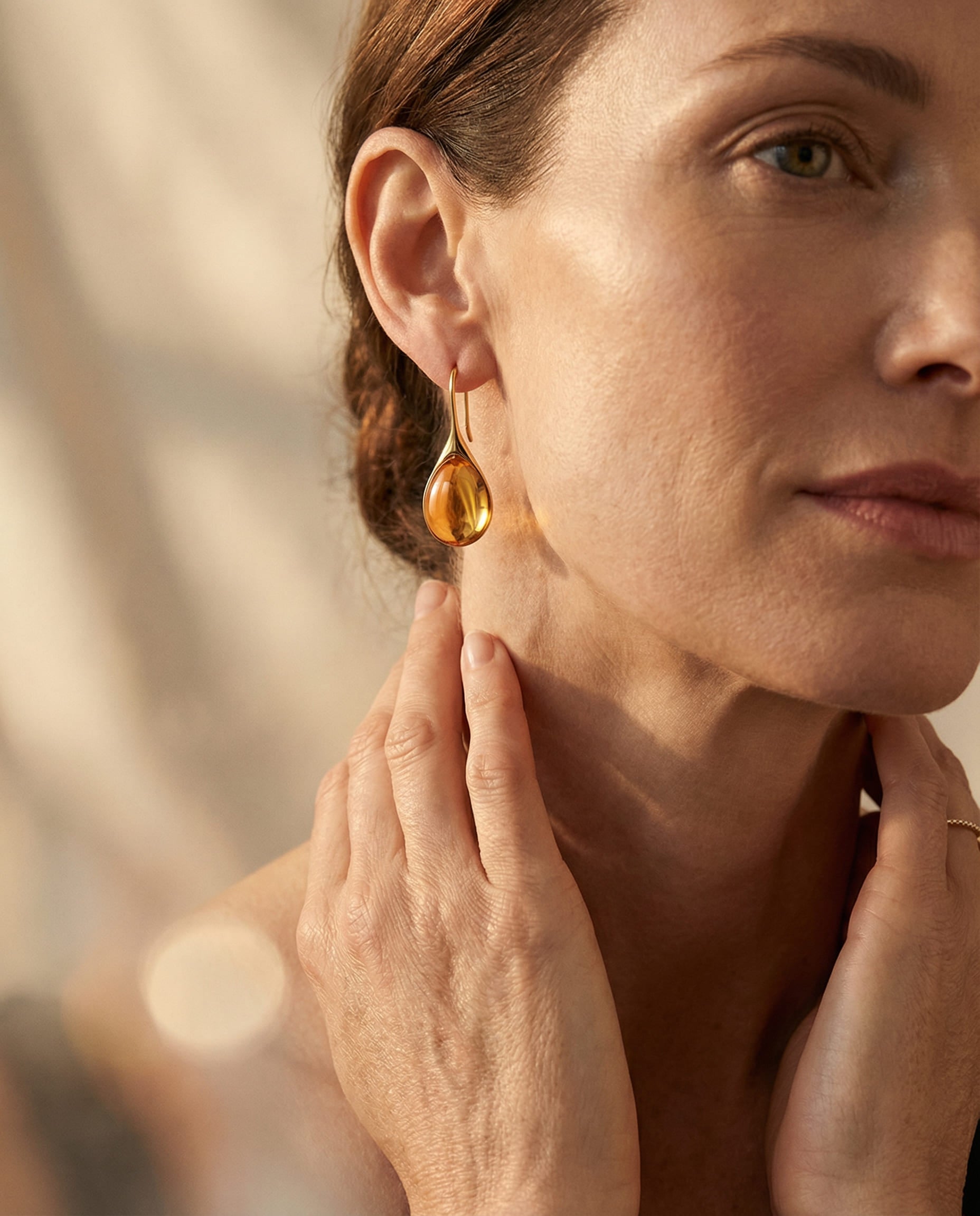 Inlaid Opal Earrings