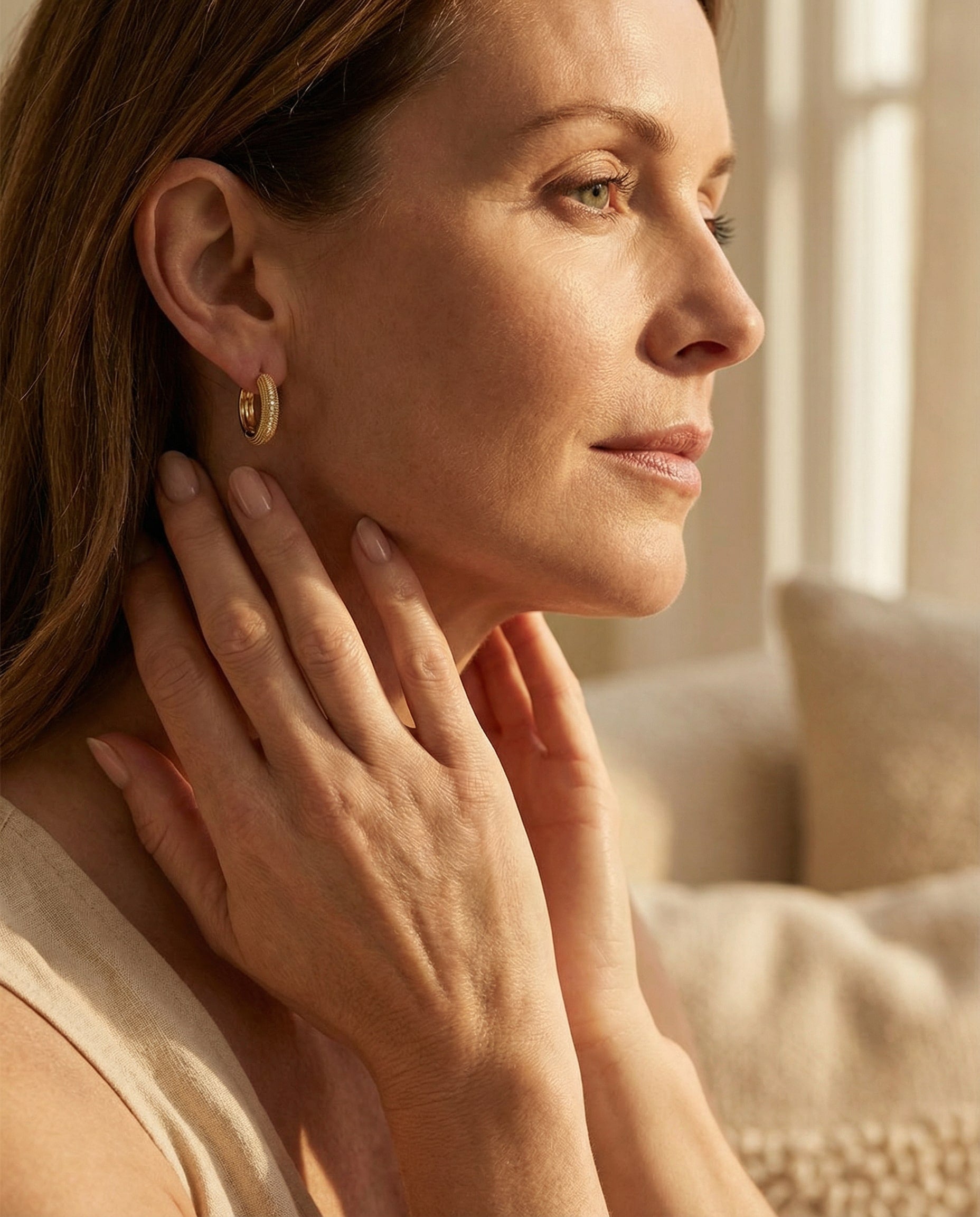 Vintage Gold Elegant Pattern Earrings