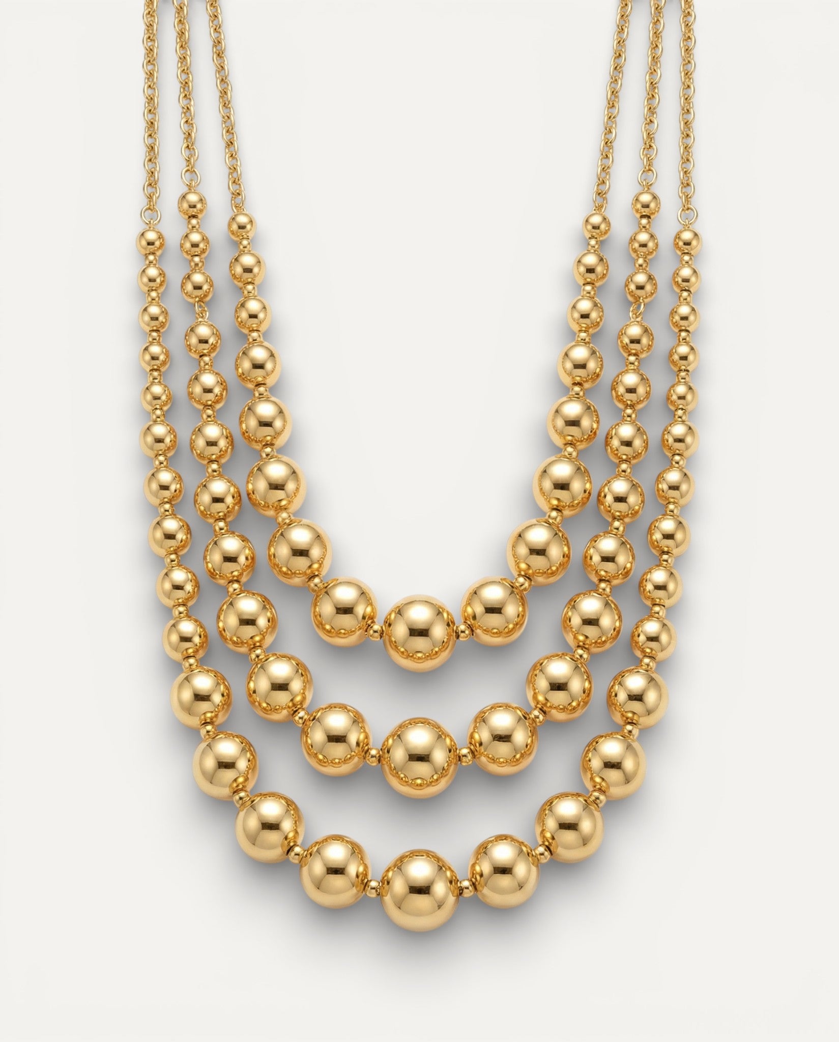 Bold Layered Gold Necklace