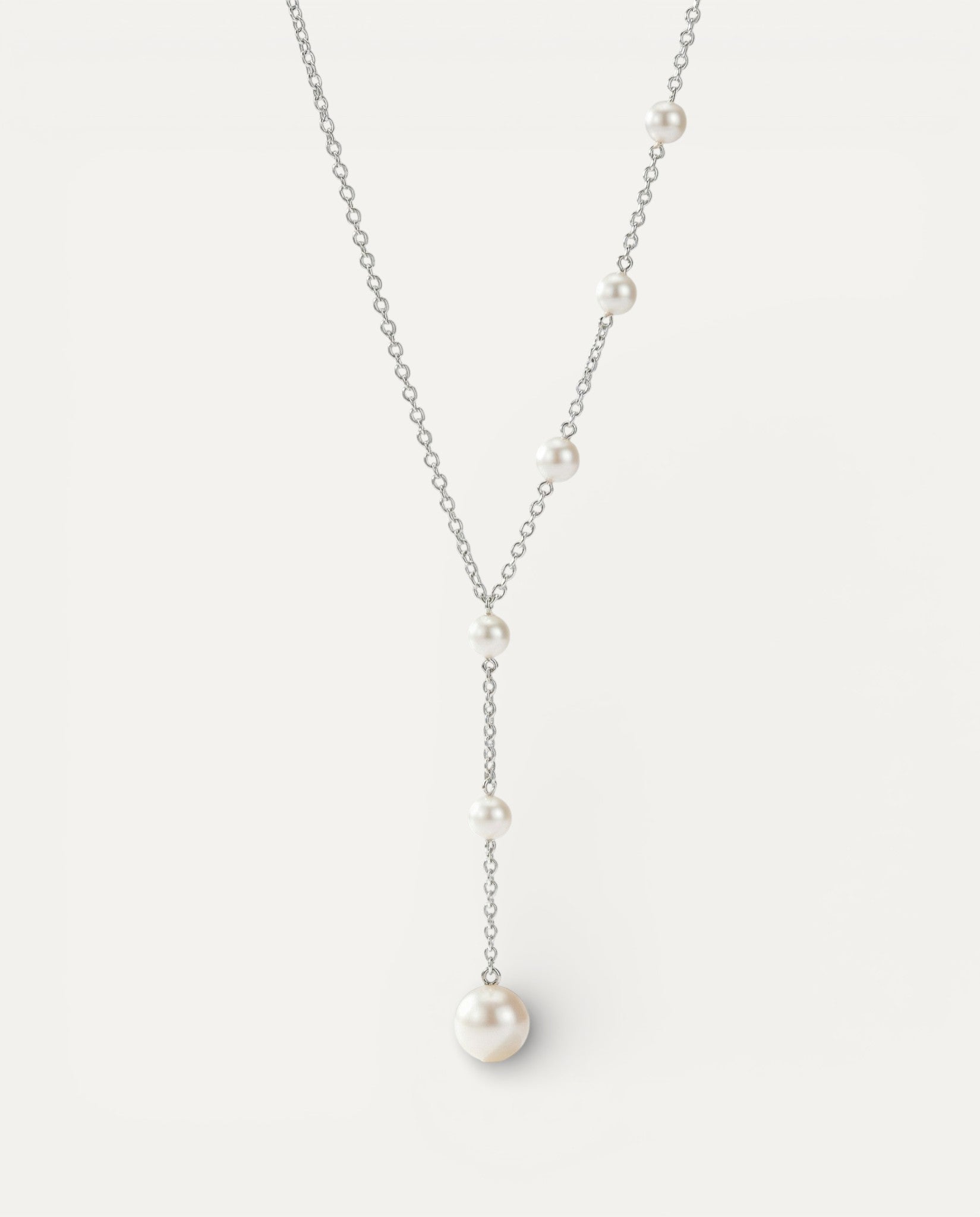 Silver Freshwater Pearl Necklace