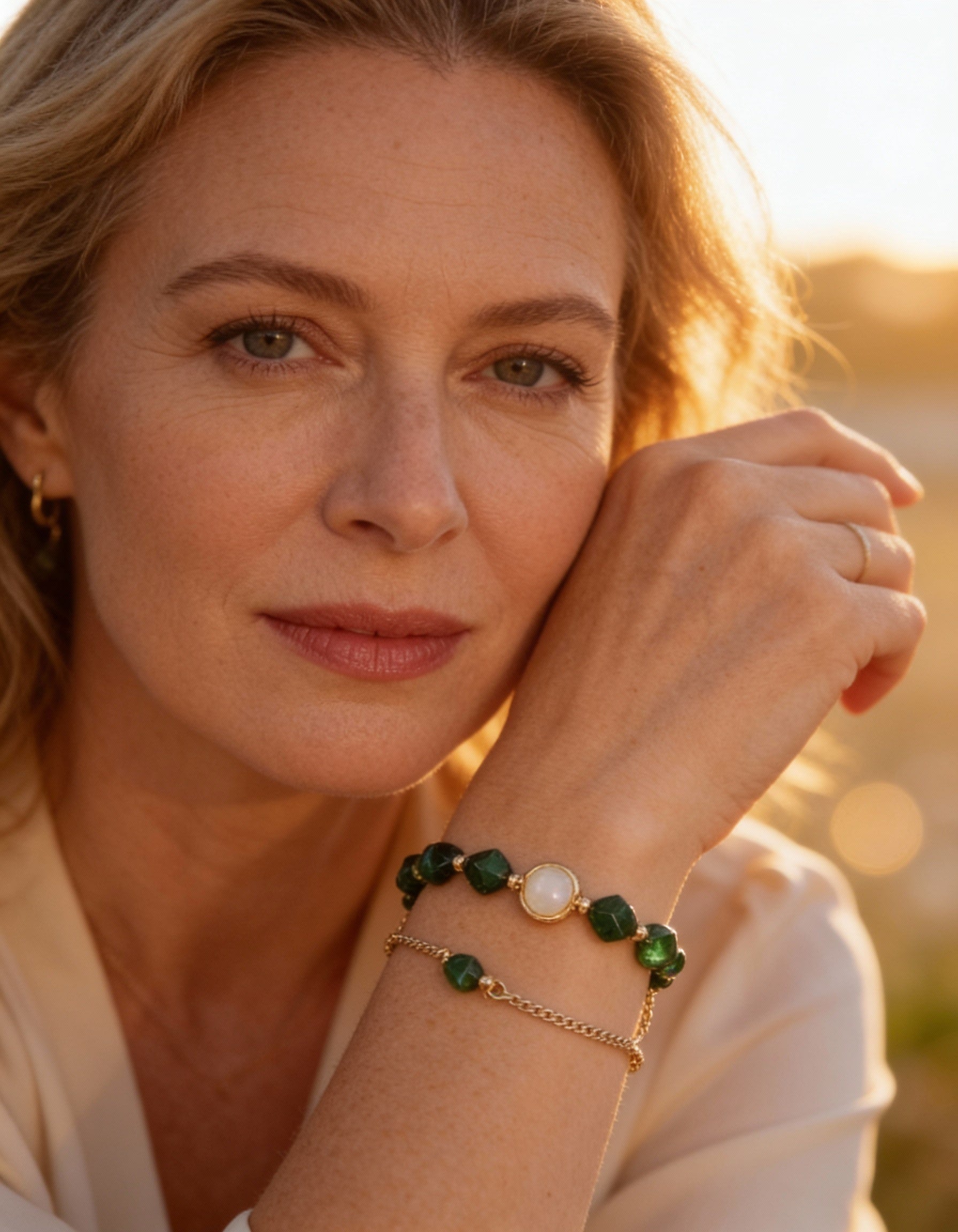 Elegant Green Bracelets