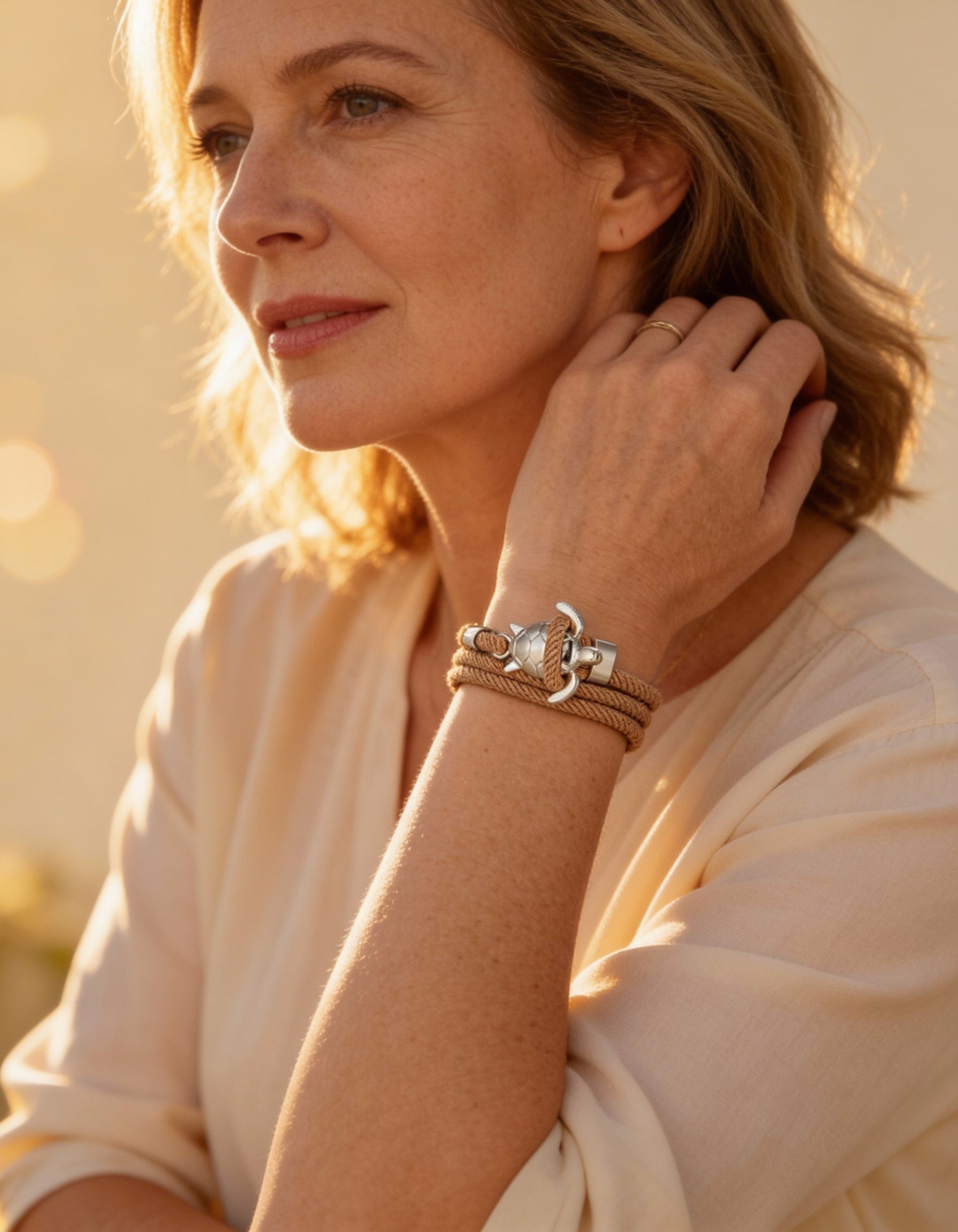 Handcrafted Sea Turtle Bracelet